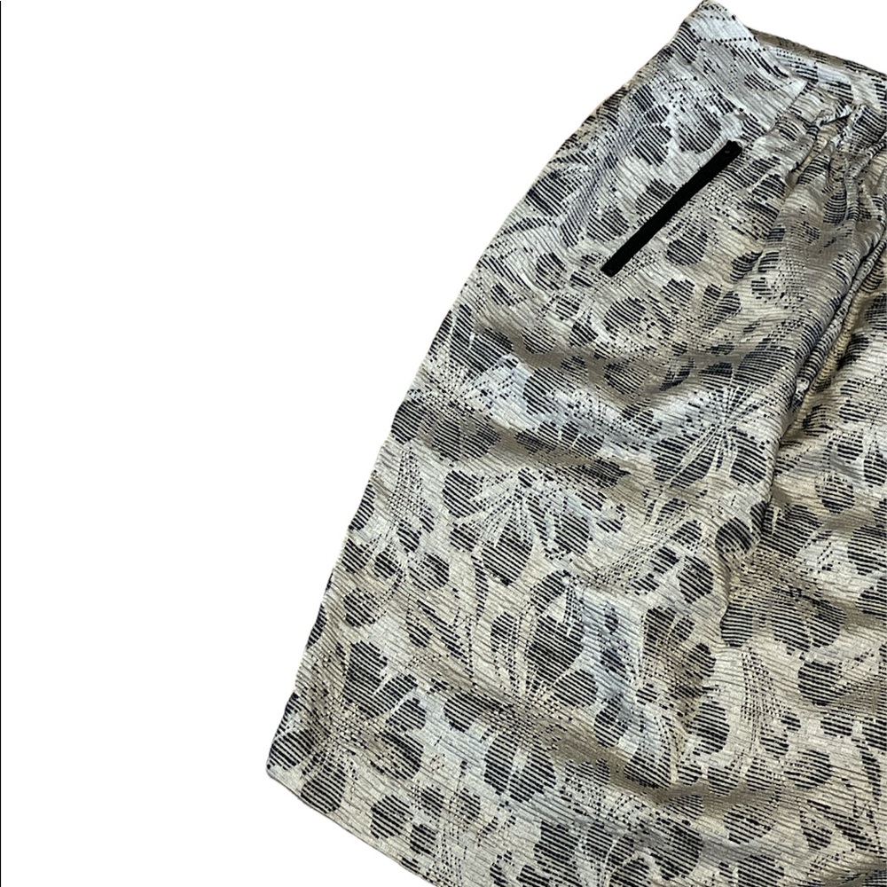 Lafayette 148 Dainty Floral Print Lined Cotton Career Office mini skirt - Picture 2 of 7